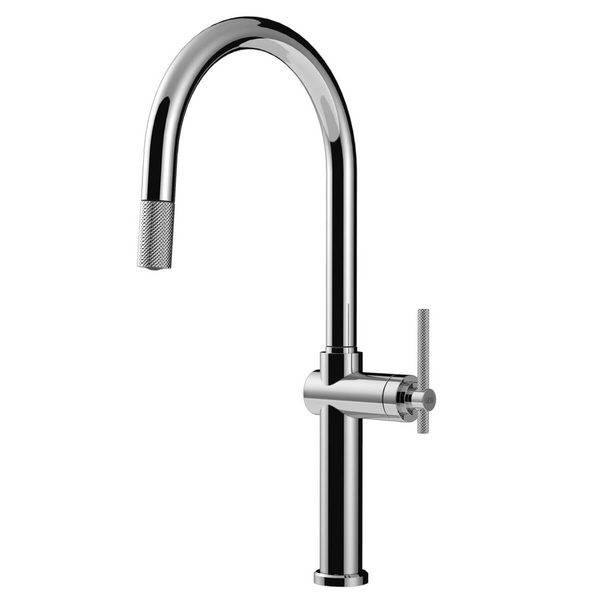 Gessi Habito Pull Out Kitchen Mixer Tap Chrome 60672-031