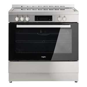 Whirlpool 90cm Ceramic Freestanding Oven/Stove with AirFry Inox