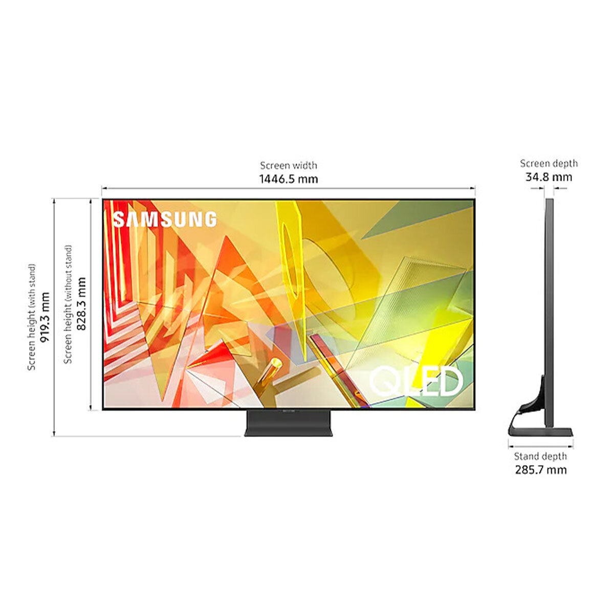 Qled q95t 65 clearance