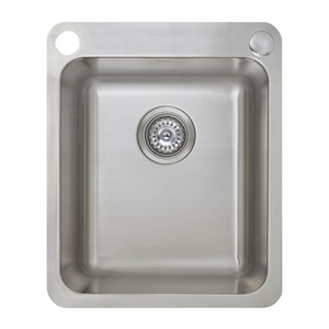 Abey 30Ltr Stainless Steel Laundry Tub with Dual Bypass LK30A
