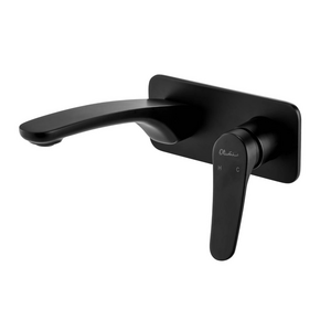 Oliveri Verona Wall Basin Mixer - Matte Black VA305516MB
