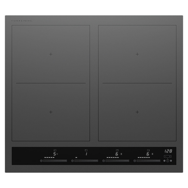 Fisher & Paykel Series 7 60cm 4 Zone Induction Cooktop Grey CI604ZZDTB5 CI604ZZDTG5