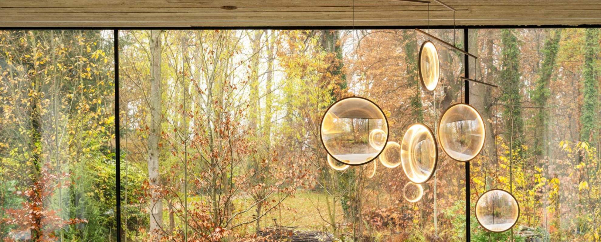 Home lighting that radiates warmth