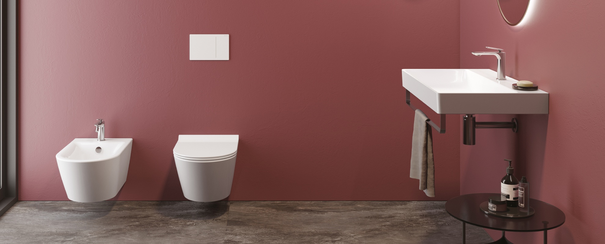Impeccable wall hung basins