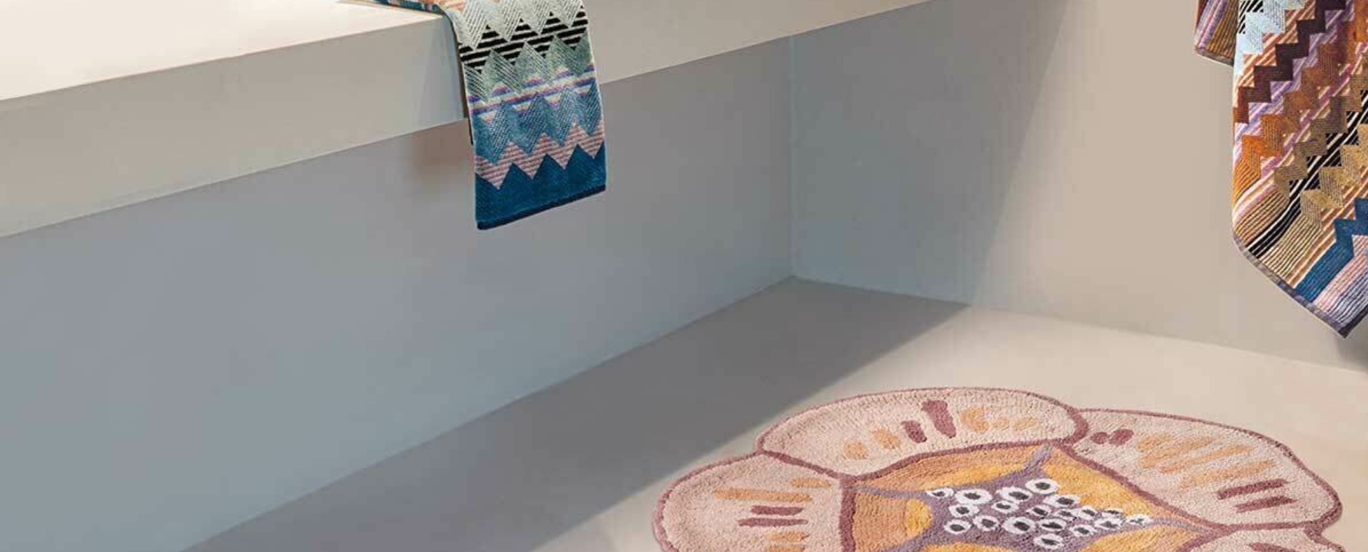 Indulge in soft bath mats