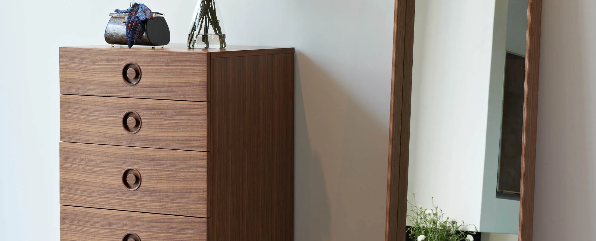 Stylish storage with these cabinets and drawers