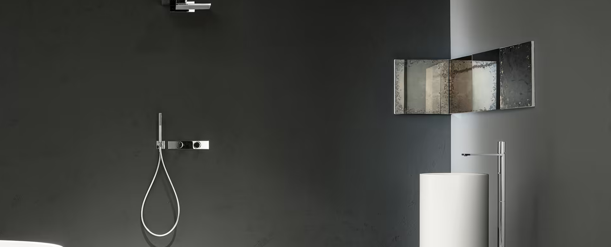 Elegance flows with these hand showers