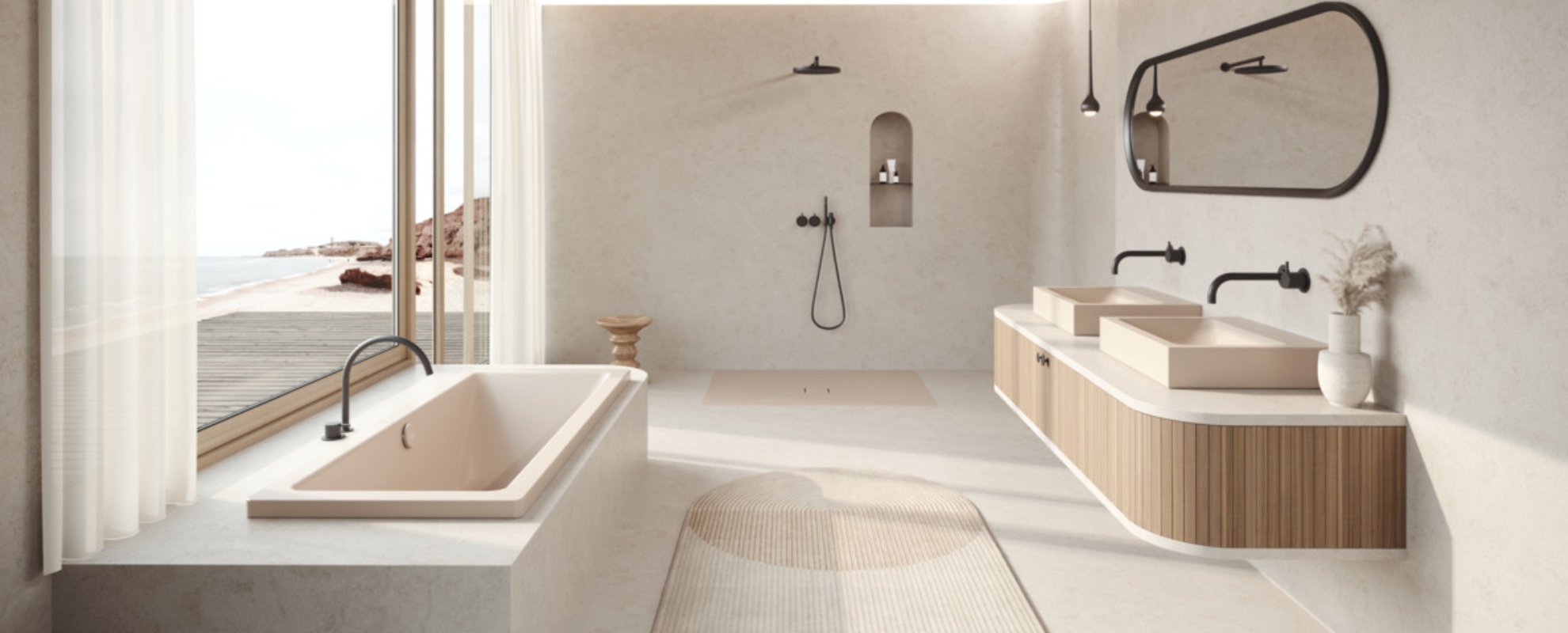 Cosy and comfortable inset baths