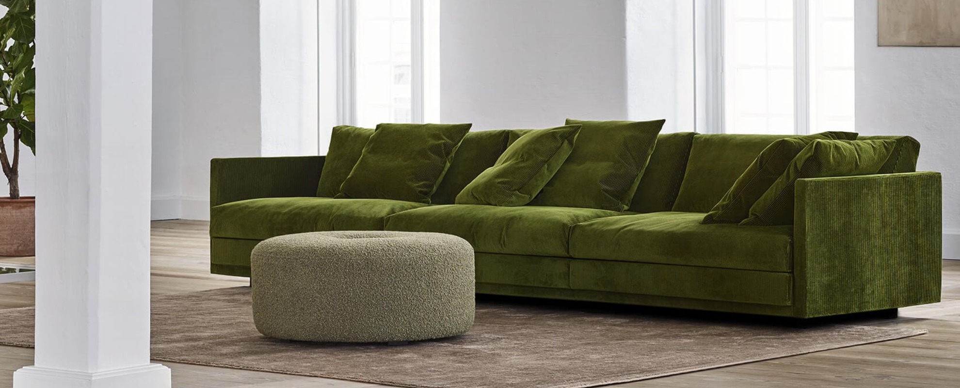 Sink into a cosy sofa