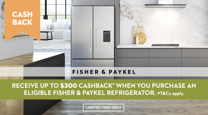 Claim up to $300 Cashback when you purchase a selected Refrigerator