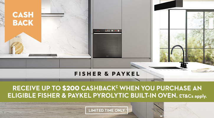 Claim up to $200 Cashback when you purchase a selected Pyrolytic Built-in Oven