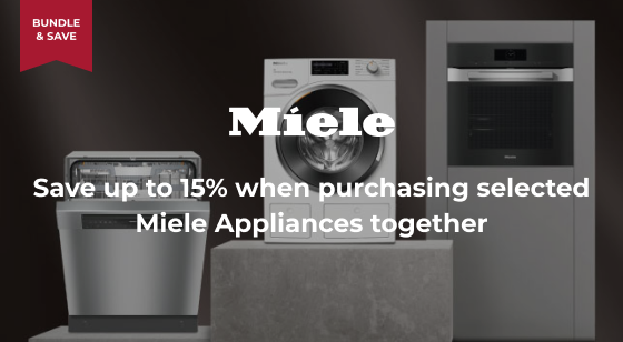 Black Friday: Save up to 15% when purchasing Miele Appliances together