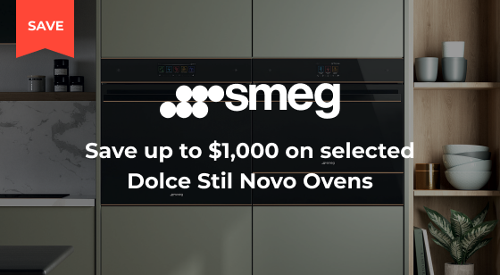 Purchase a selected Smeg Dolce Stil Novo oven and Save up to $1,000