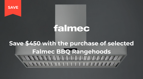 Purcahse a selected Falmec BBQ Rangehood and Save $450