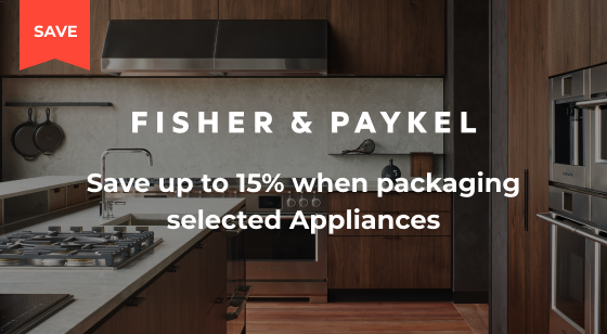 Bundle selected Fisher & Paykel Appliances to Save up to 15%