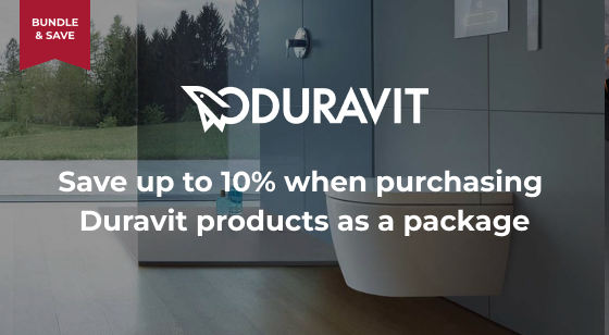 Purchase Duravit products as a Package and Save 5%