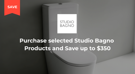 Purchase selected Studio Bagno products and Save up to $350