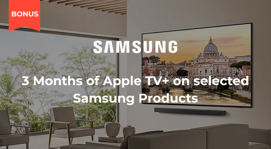 New Subscribers Get 3 Months of Apple TV+ Free with Samsung
