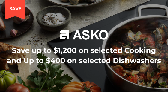 Purchase selected ASKO Dishwashers & Cooking Appliances and Save