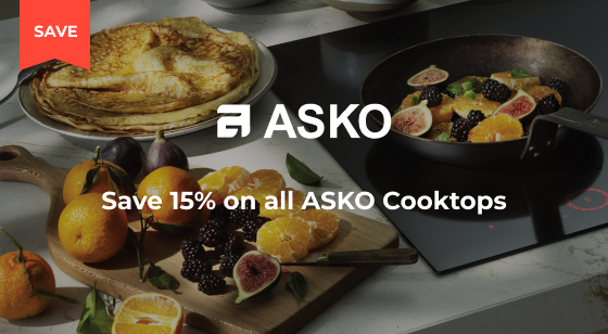 Purchase a selected ASKO Cooktop and Save 15%