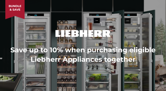 Purchase selected Liebherr Appliances as a Bundle and Save up to 10%