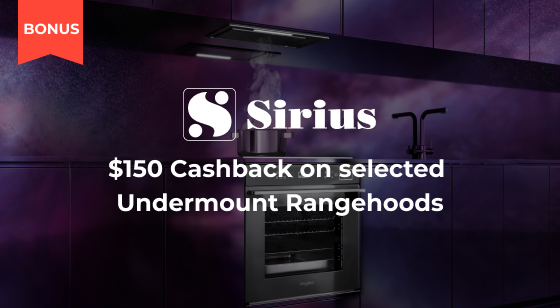 Purchase a Sirius Nera+ Heated Undermount and revieve $150 Cashback