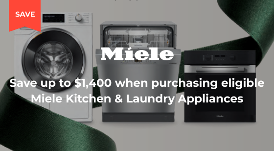 BOXING DAY: Purchase selected Miele Appliances & Save up to $1,400