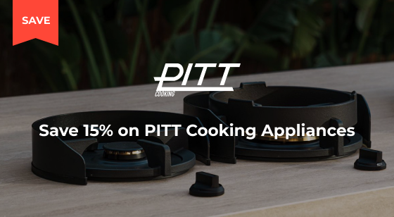 Purchase selected PITT Cooking Appliances and Save 15%