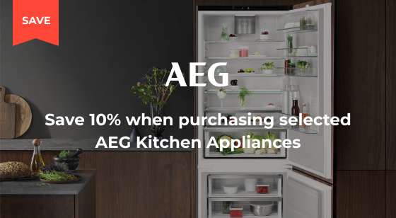 Purchase selected AEG Kitchen Appliances and Save 10%