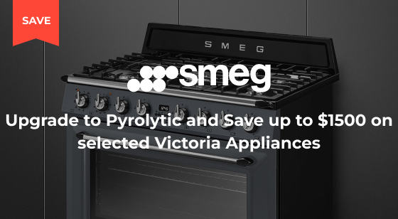 Purchase selected Smeg Victoria Appliances and Save up to $1,500