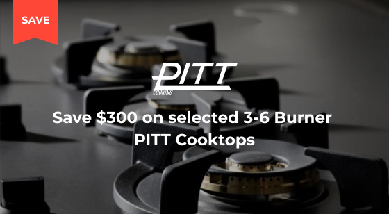 Purchase selected PITT Cooking Appliances and Save $300