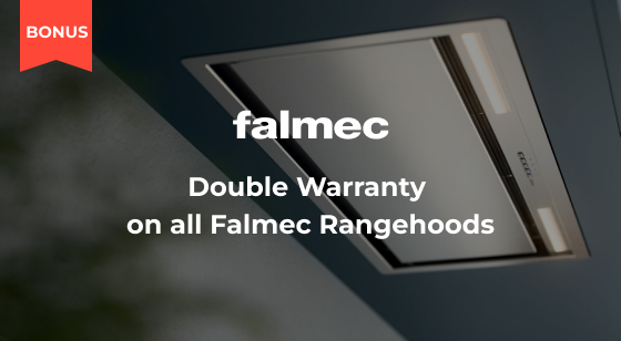Double Warranty with Falmec Rangehoods