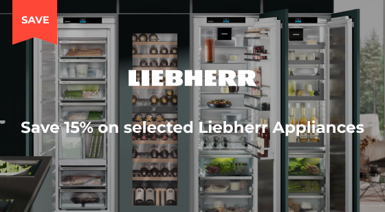 Purchase selected Liebherr Appliances and Save 15%