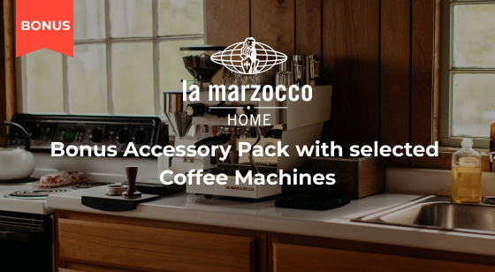 Purchase selected La Marzocco Coffee Machine and be eligible for a Bonus Accessory Pack
