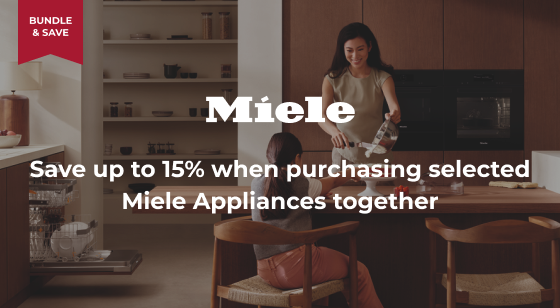 Save up to 15% when purchasing Miele Kitchen Appliances together