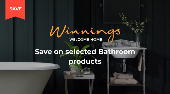 Purchase selected Bathroom Products and Save