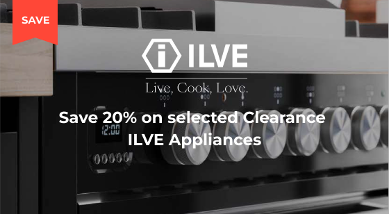 Purchase selected Clearance ILVE Appliances and Save 20%
