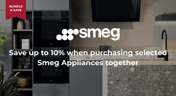 Purchase selected Smeg Appliance Packages and Save 10%