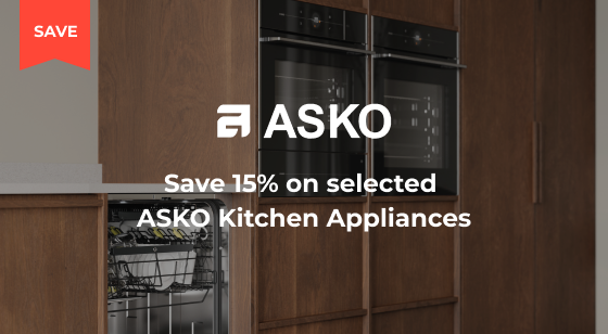 Purchase a selected ASKO Kitchen Appliance and Save 15%