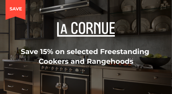 Purchase a selected La Cornue Freestanding Cooker or Rangehood and Save 15%