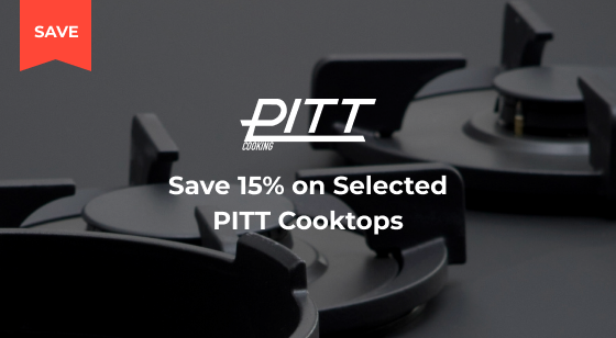 Purchase selected PITT Cooking Appliances and Save 15%