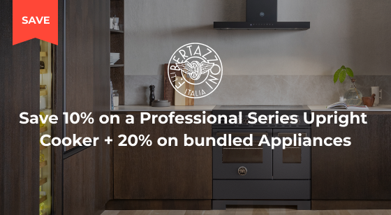 Purchase selected Bertazzoni Upright Cooker and Save 10% Plus Save on Built-in Appliances