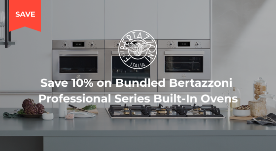 Purchase selected Bertazzoni ovens together and Save 10% Plus save added Built-Ins