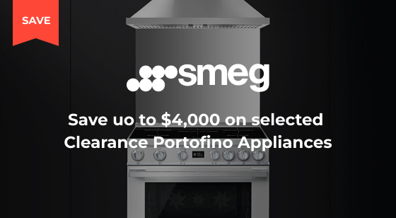 Purchase selected Clearance Smeg Portofino Range and Save up to $4,000