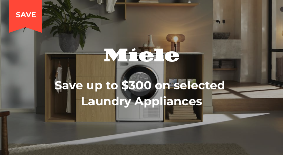 Purchase selected Miele Laundry Appliances and Save up to $300
