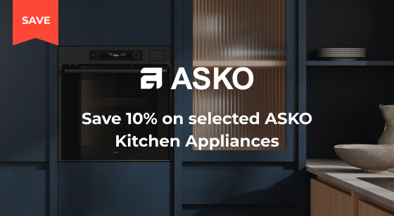 Purchase selected ASKO Kitchen Appliances and Save 10%