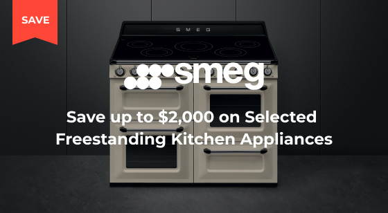 Purchase selected Smeg Freestanding Kitchen Appliances and Save up to $2,000