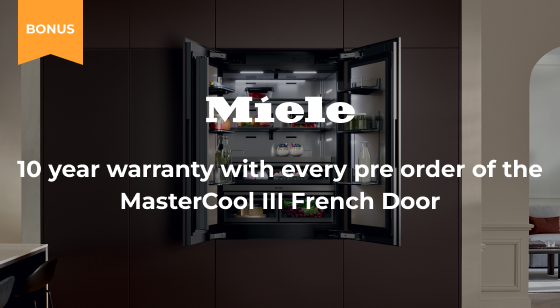 10 year warranty with every pre order of the MasterCool III French Door