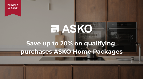 Purchase ASKO Home Appliances together and Save up to 20%