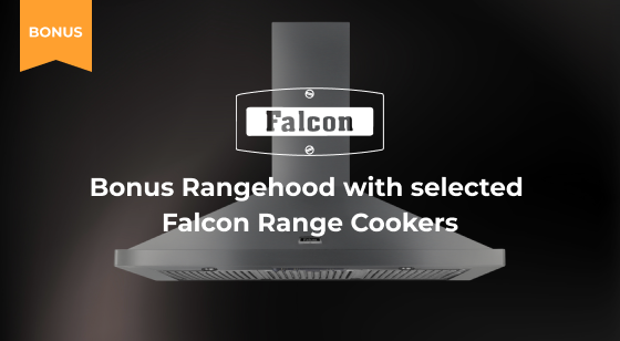 Purchase a selected Falcon Upright Cooker and receive a Bonus Rangehood